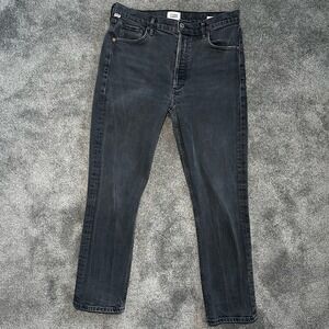 citizens of humanity charlotte jeans Size 29 Washed Black / Grey Button Fly